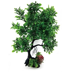 Plast plante smal bonsaitræ - 15x30cm